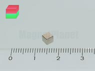 3 mm N52 NEODYM m�gnes kocka