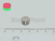 10x6 mm N45 NEODYM m�gnes korong