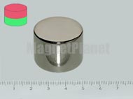 30x30 mm N45 NEODYM m�gnes korong