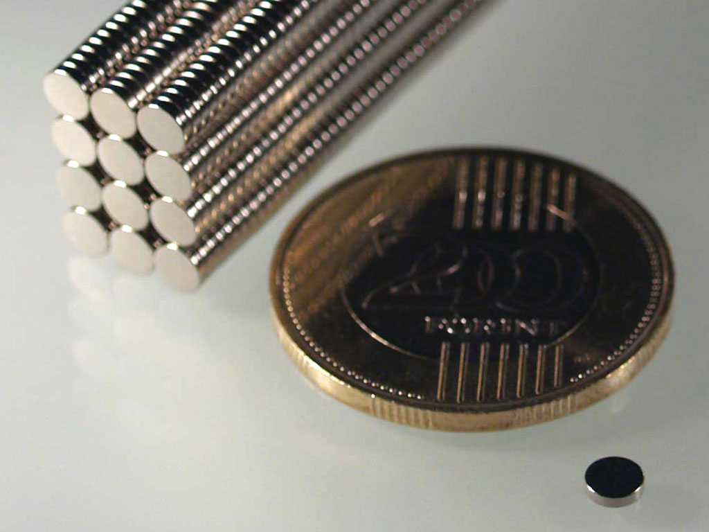 4x1 mm N45 NEODYM m�gnes korong