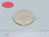 50x5 mm N52 NEODYM m�gnes korong