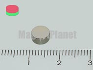 6x3 mm N52 NEODYM m�gnes korong