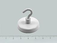 H-32x7 mm NEODYM m�gnes kamp� feh�r (d�l)