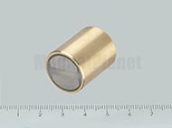 POT-RS 20x25 SmCo r�gz�t� m�gnes h6 illeszt�ssel, r�z h�velyben