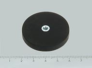 POT-S-IB 43x6 NEODYM r�gz�t� m�gnes menetesfurattal,  gumibevonattal