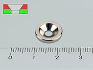 12x2/3 mm N35 NEODYM m�gnes gy�r� s�llyeszt�ssel (�szak)