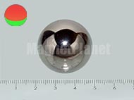 30 mm N40 NEODYM m�gnes goly� Ni